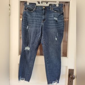 Nicole Miller SOHO high rise ankle skinny